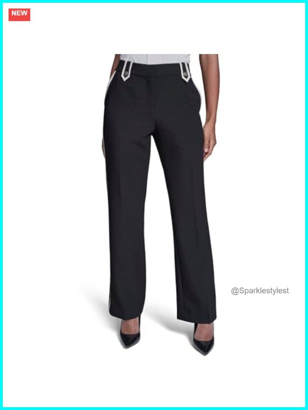 Women's Flare Contrast Pant All-Season Travel Casual Pants